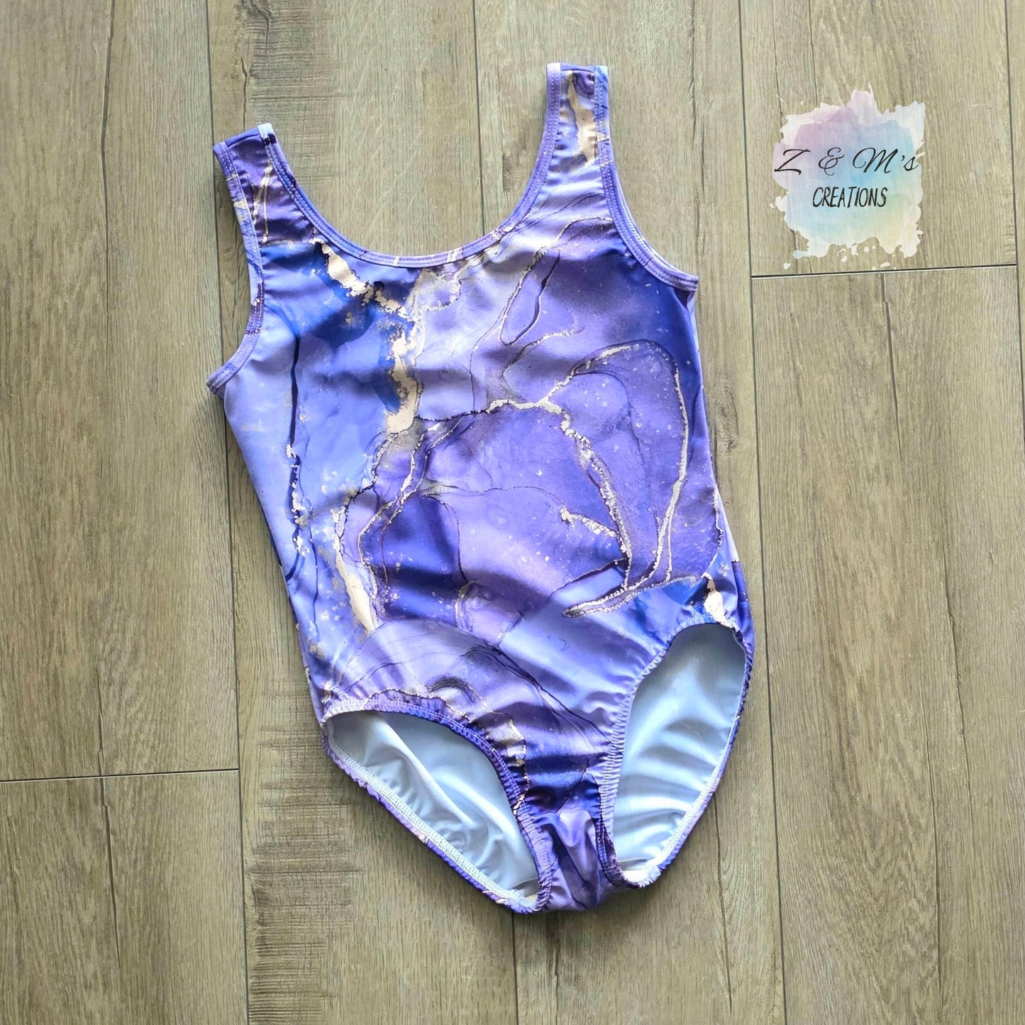 Purple Marble Leotard