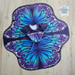 Purple / Teal Butterfly Panel Dress