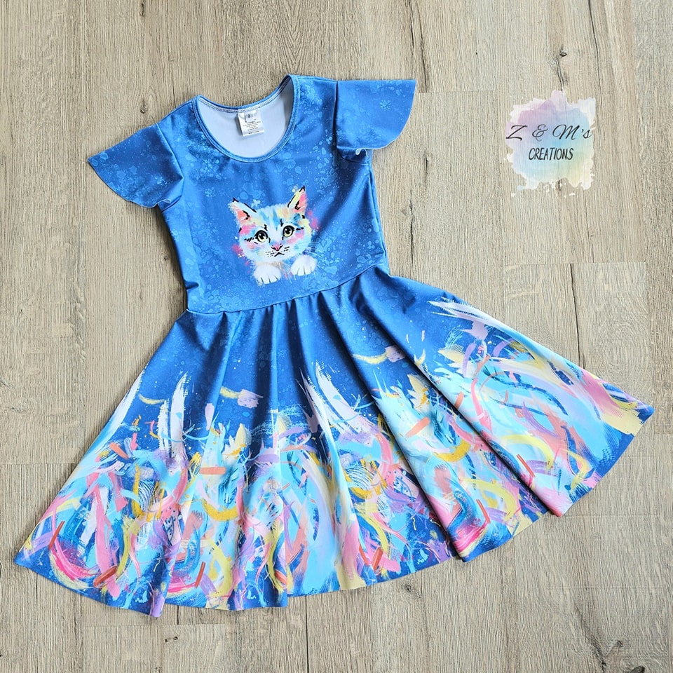 Kitten Panel Dress