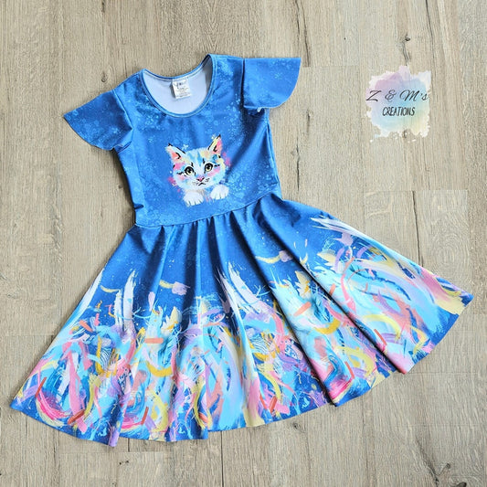 Kitten Panel Dress