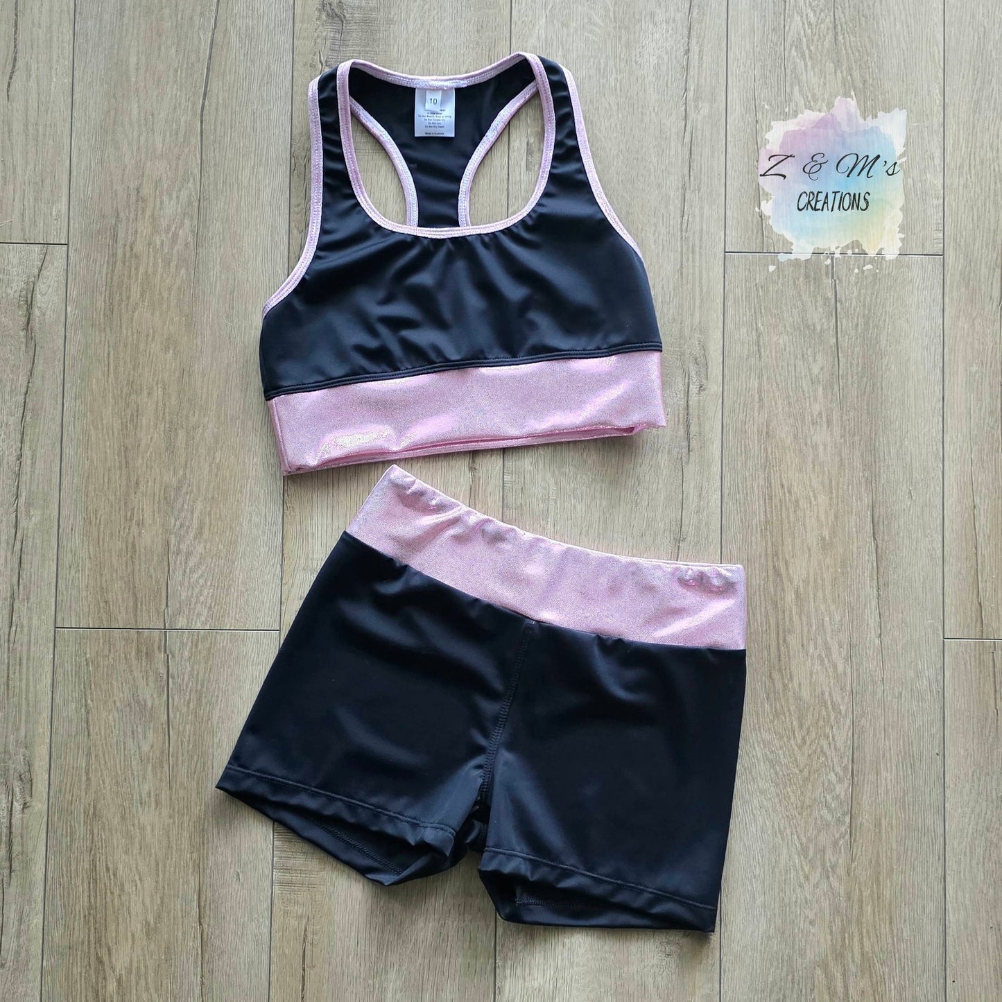 Metallic Light Pink Active Set