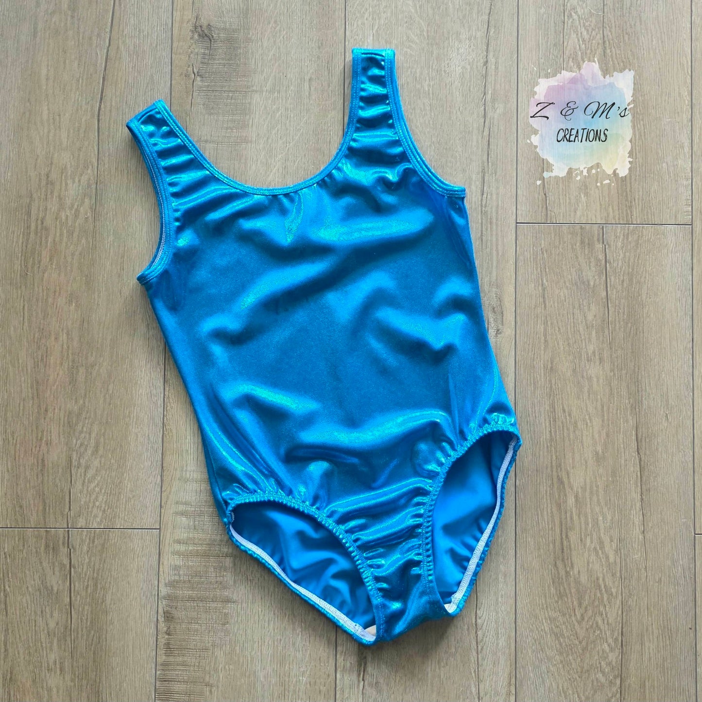 Metallic Blue Leotard