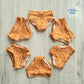 PACK 3 - UNDIES ORANGE GLITTER