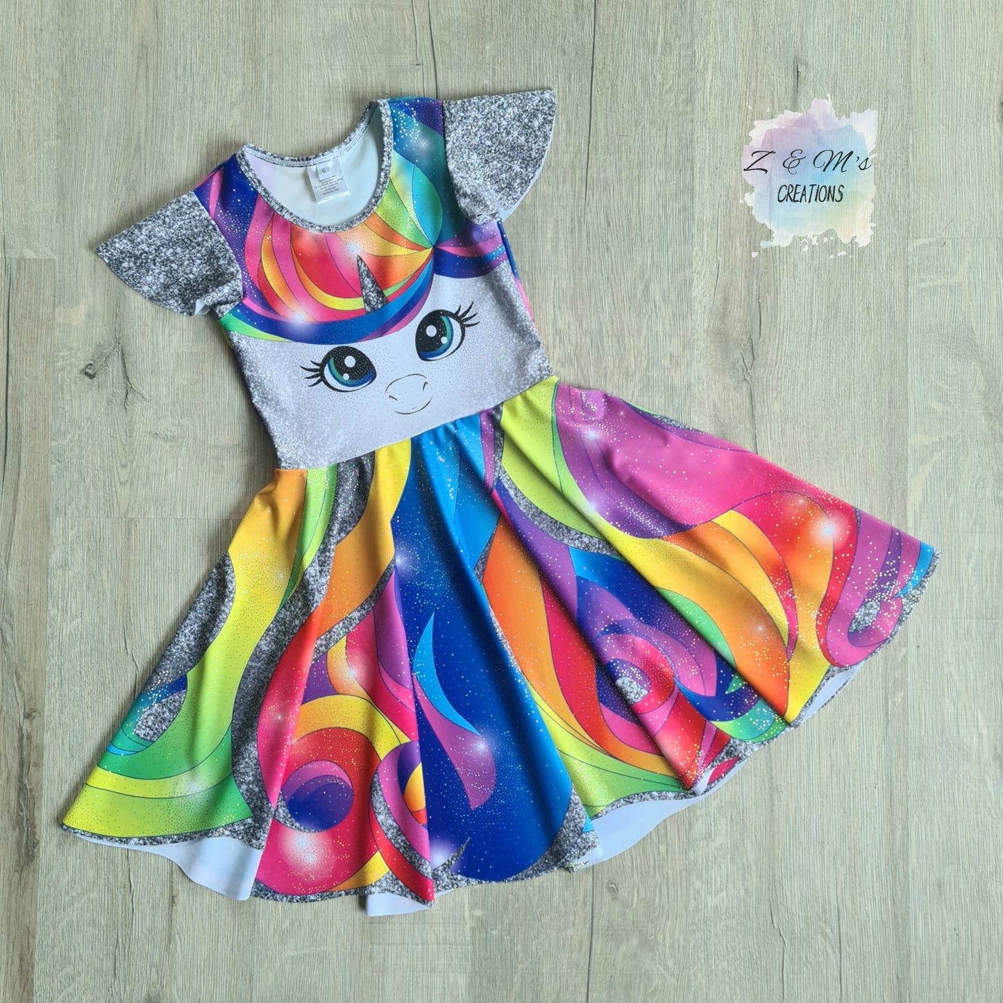 Rainbow Unicorn Dress