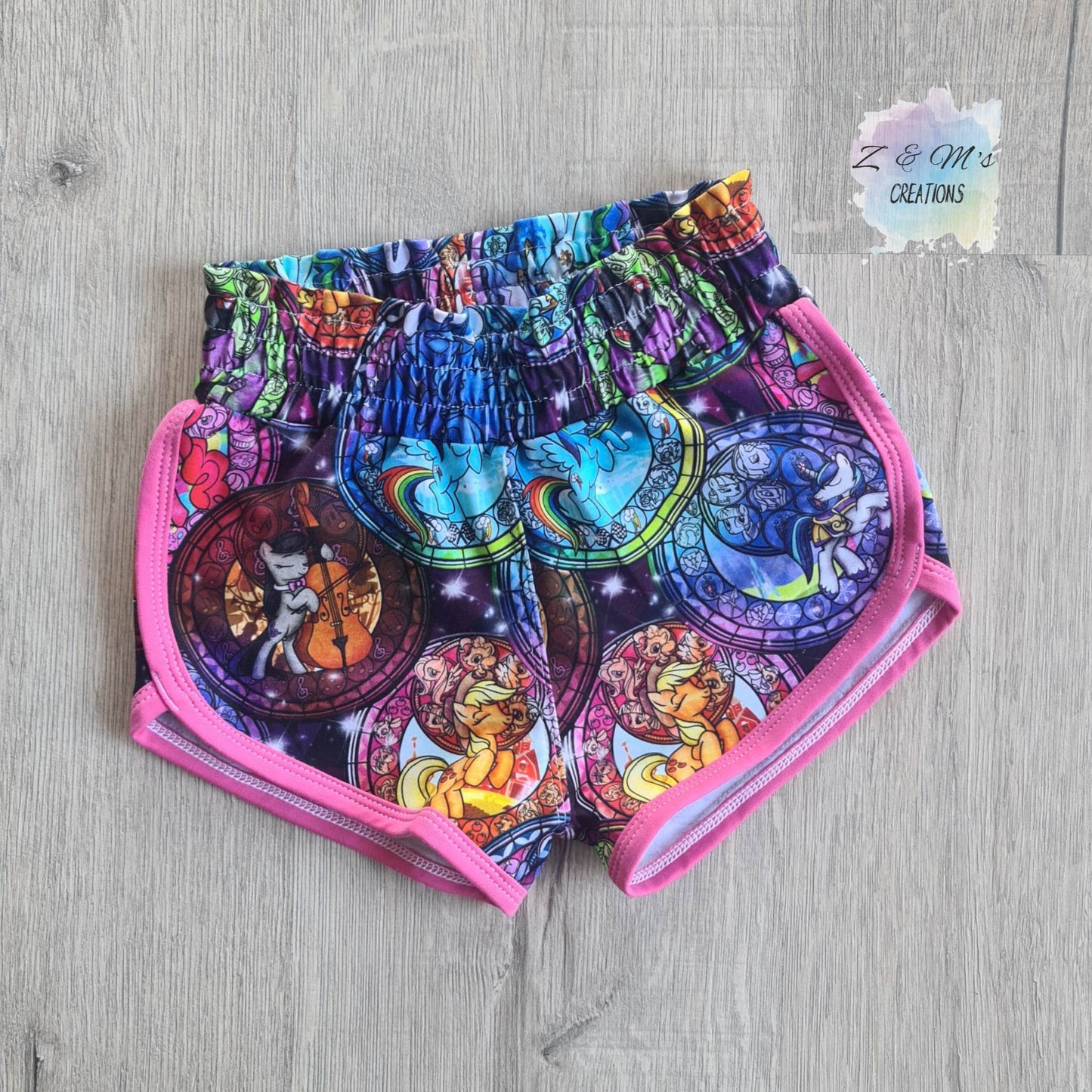 Stain Glass Retro Shorts